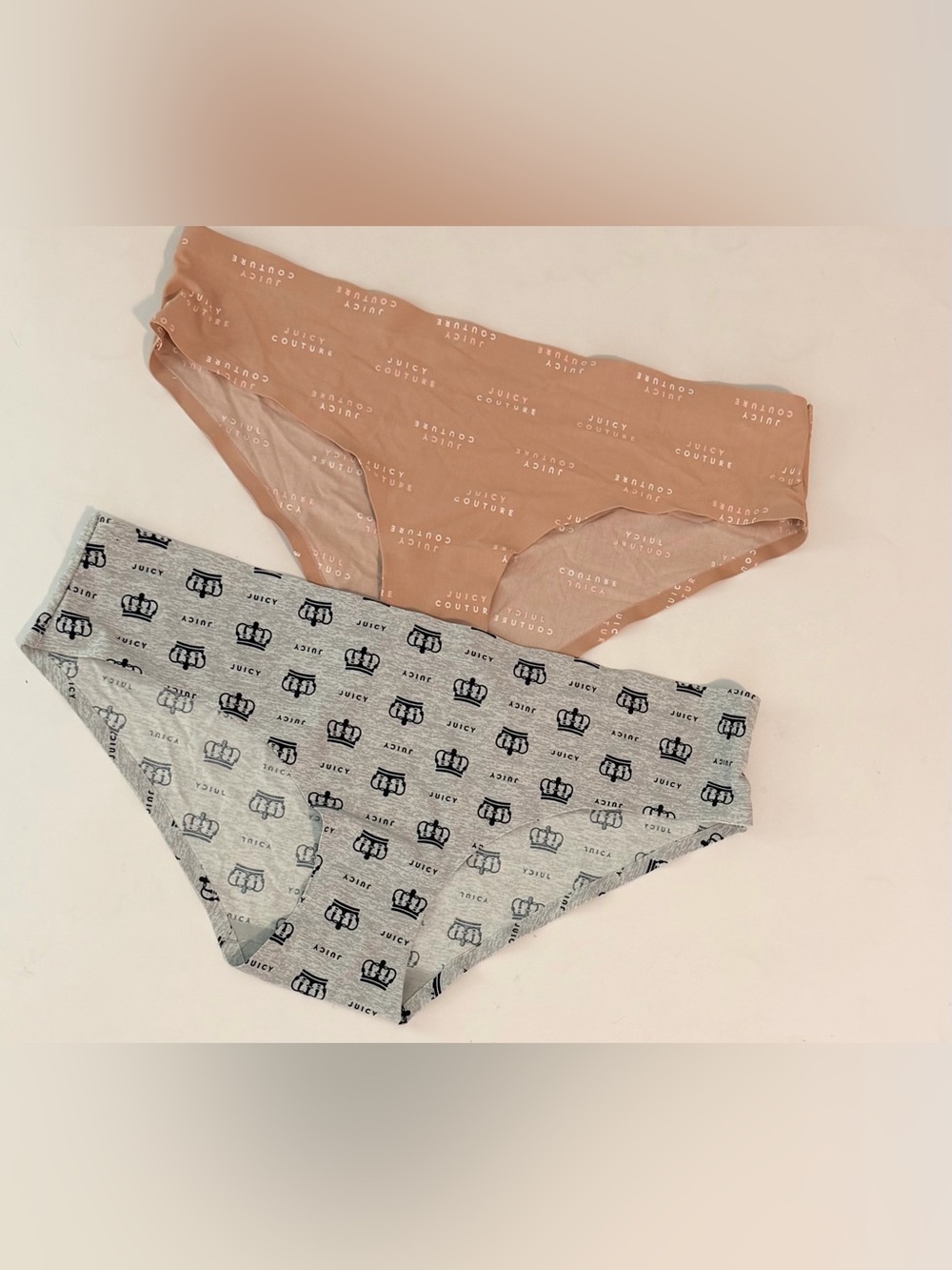 Juicy Couture Seamless Bikini Panties - Size Large